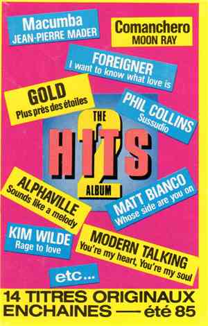 Various - The Hits Album 2 - 14 Titres Originaux Enchainés - Eté 85