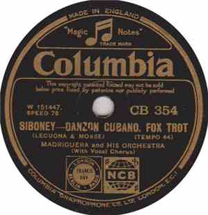 Madriguera And His Orchestra - Siboney / Adios