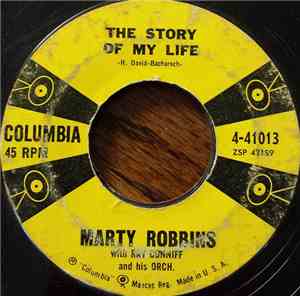 Marty Robbins With Ray Conniff And His Orchestra - The Story Of My Life / Once-A-Week Date