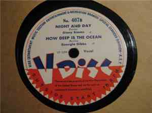 Marie Greene / Ginny Simms / Georgia Gibbs - Star Dust / Night And Day / How Deep Is The Ocean