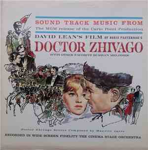 The Cinema Sound Stage Orchestra - Sound Track Music From Doctor Zhivago