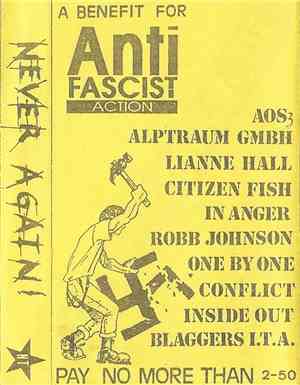 Various - Never Again - A Benefit For Anti Fascist Action