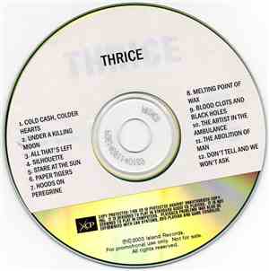 Thrice - The Artist In The Ambulance