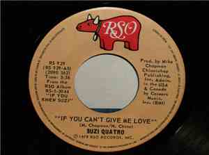 Suzi Quatro - If You Can't Give Me Love