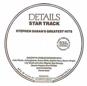 No Artist - Details Star Track: Stephen Saban's Greatest Hits