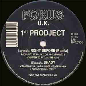 1st Prodject - Right Before (Remix) / Shady