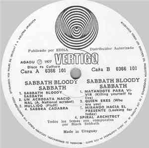 Black Sabbath - Sabbath Bloody Sabbath