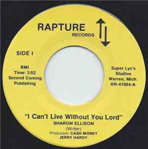 Sharon Ellison - Can't Live Without You Lord