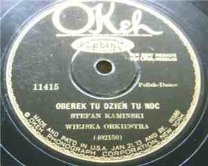 Stefan Kaminski Wiejska Orkiestra - Oberek Tu Dzień Tu Noc / Polka Od Gorlic