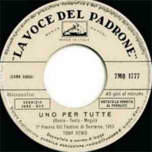 Tony Renis - Uno Per Tutte / Le Ciliege
