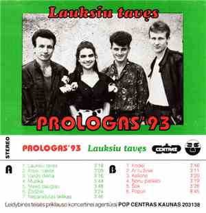 Prologas - Lauksiu Tavęs