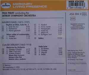 Debussy / Ravel, Paul Paray Conducting The Detroit Symphony Orchestra - Paray Conducts Ravel & Debussy
