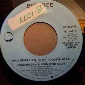 England Dan & John Ford Coley - We'll Never Have To Say Goodbye Again