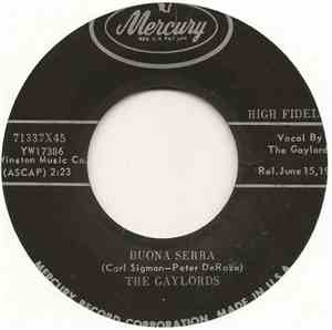 The Gaylords - Buona Serra / Ma Ma Ma Marie