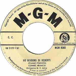 Connie Francis - Ho Bisogno Di Vederti