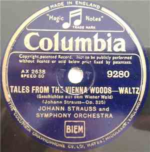 Johann Strauss Jr. - Tales From The Vienna Woods / Artists Life