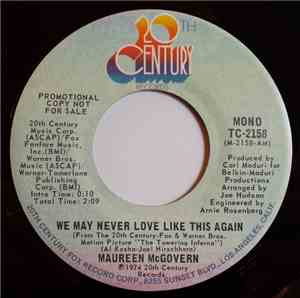 Maureen McGovern - We May Never Love Like This Again