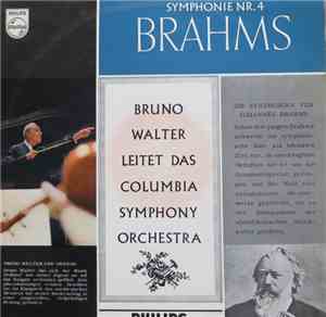 Brahms - Bruno Walter Leitet Das Columbia Symphony Orchestra - Symphonie Nr. 4