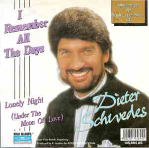 Dieter Schwedes - I Rember All The Days