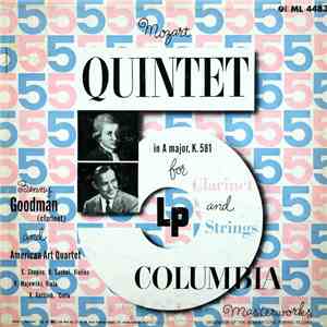 Mozart ‧ Benny Goodman ‧ American Art Quartet - Quintet In A Major, K. 581 For Clarinet And Strings