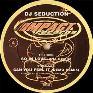 DJ Seduction - So In Love / Can You Feel It (Remixes)
