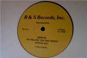 Kariya / Solid Gold Easy Amex - Let Me Love You For Tonight (Special Mix) / Enjoy