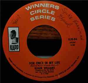 Roger Williams  - For Once In My Life / As Long As He Needs Me