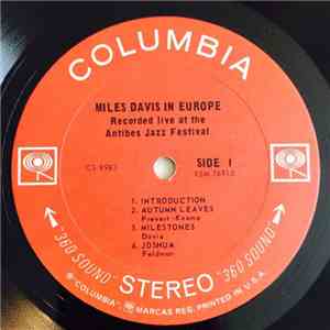 Miles Davis - Miles Davis In Europe