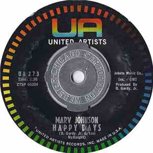 Marv Johnson - Happy Days