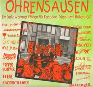 Various - Ohrensausen, Ein Satz Warmer Ohren Fur Faschos, Staat Und Bullenpest