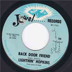 Lightnin' Hopkins -  Back Door Friend / Fishing Clothes