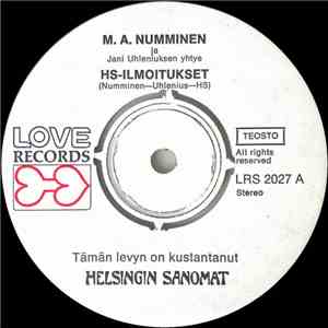 M.A. Numminen ja Jani Uhleniuksen Yhtye - HS-ilmoitukset