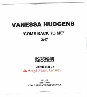 Vanessa Hudgens - Come Back To Me
