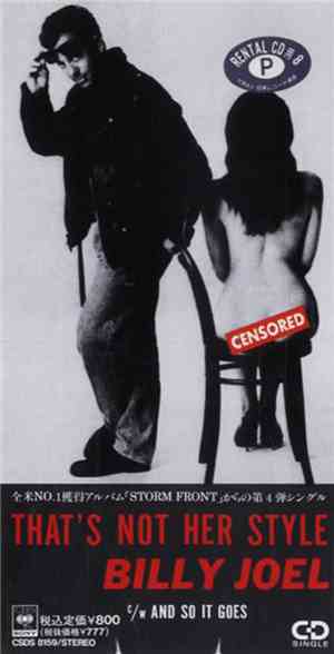 Billy Joel - That's Not Her Style