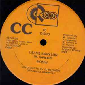 Moses  - Leave Babylon