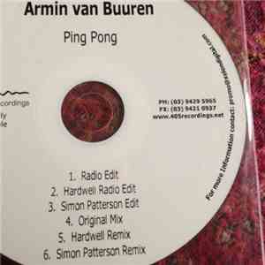 Armin van Buuren - Ping Pong