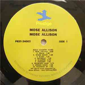 Mose Allison - Mose Allison