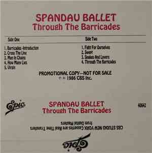 Spandau Ballet - Through The Barricades