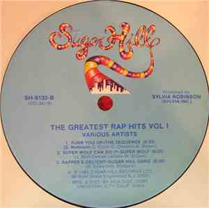 Various - The Greatest Rap Hits Vol 1