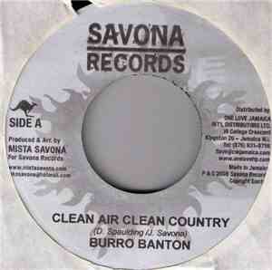 Burro Banton / Vida Sun-Shyne - Clean Air Clean Country / By The Way