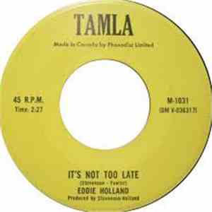 Eddie Holland - If It's Love (It's Alright)