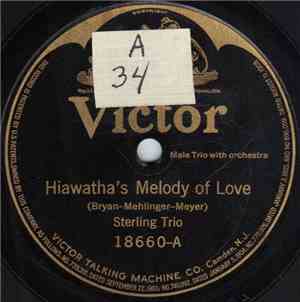 Sterling Trio / Elliott Shaw - Hiawatha's Melody Of Love / I'm Always Falling In Love With The Other Fellow's Girl