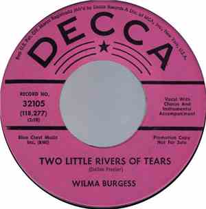 Wilma Burgess - Two Little Rivers Of Tears