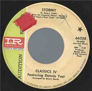 Classics IV Featuring Dennis Yost - Stormy / 24 Hours Of Loneliness