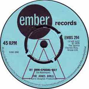 Jones Girls - My Own Special Way / Learn How To Love
