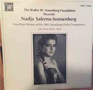 Nadja Salerno-Sonnenberg, Sandra Rivers - The Walter W. Naumburg Foundation Presents Nadja Salerno-Sonnenberg