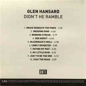 Glen Hansard - Didn't He Ramble