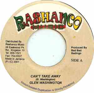 Glen Washington - Can't Take Away