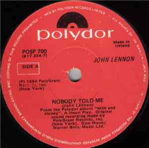 John Lennon - Nobody Told Me