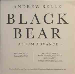 Andrew Belle - Black Bear